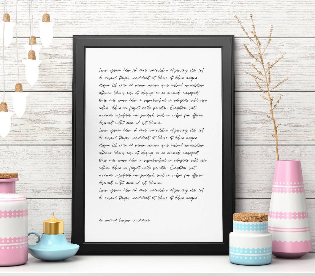 Custom quote print calligraphy text poster Custom Print Quote prints Custom Sign Personalized