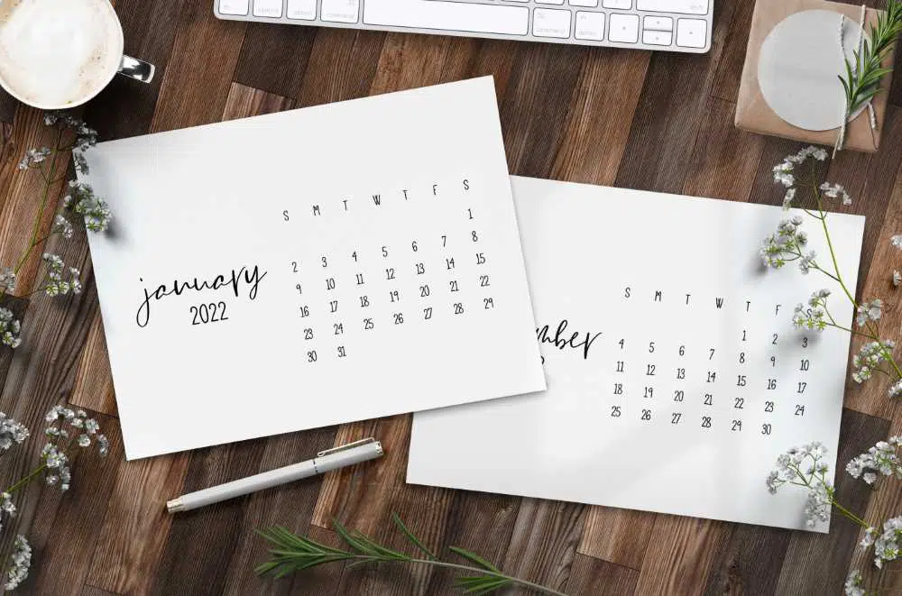 Free Printable Calendars for 2022