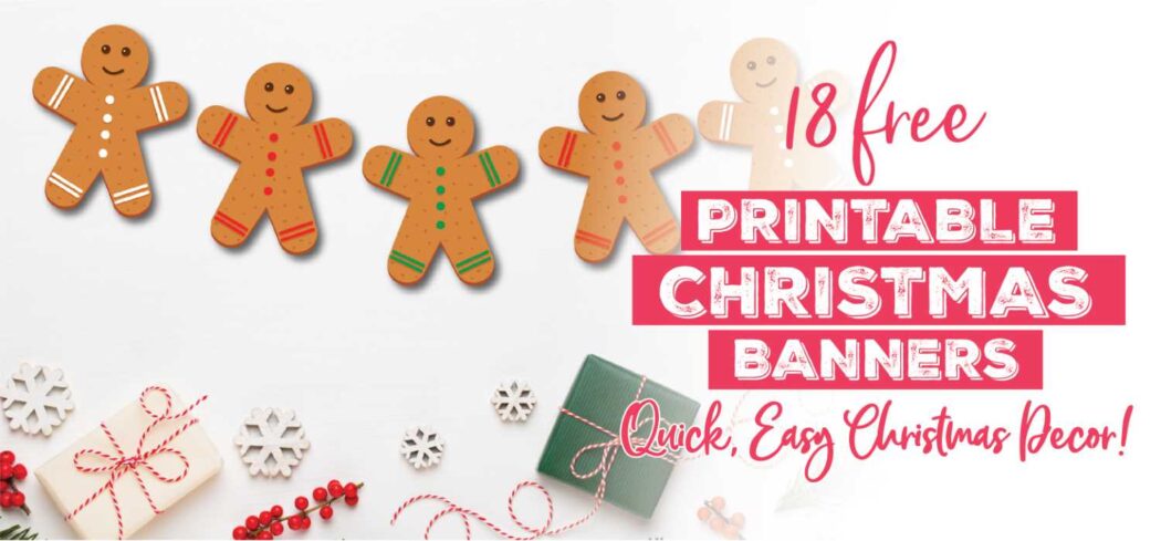 Merry Christmas Banners 18 Awesome Styles To Print And Decorate For Free