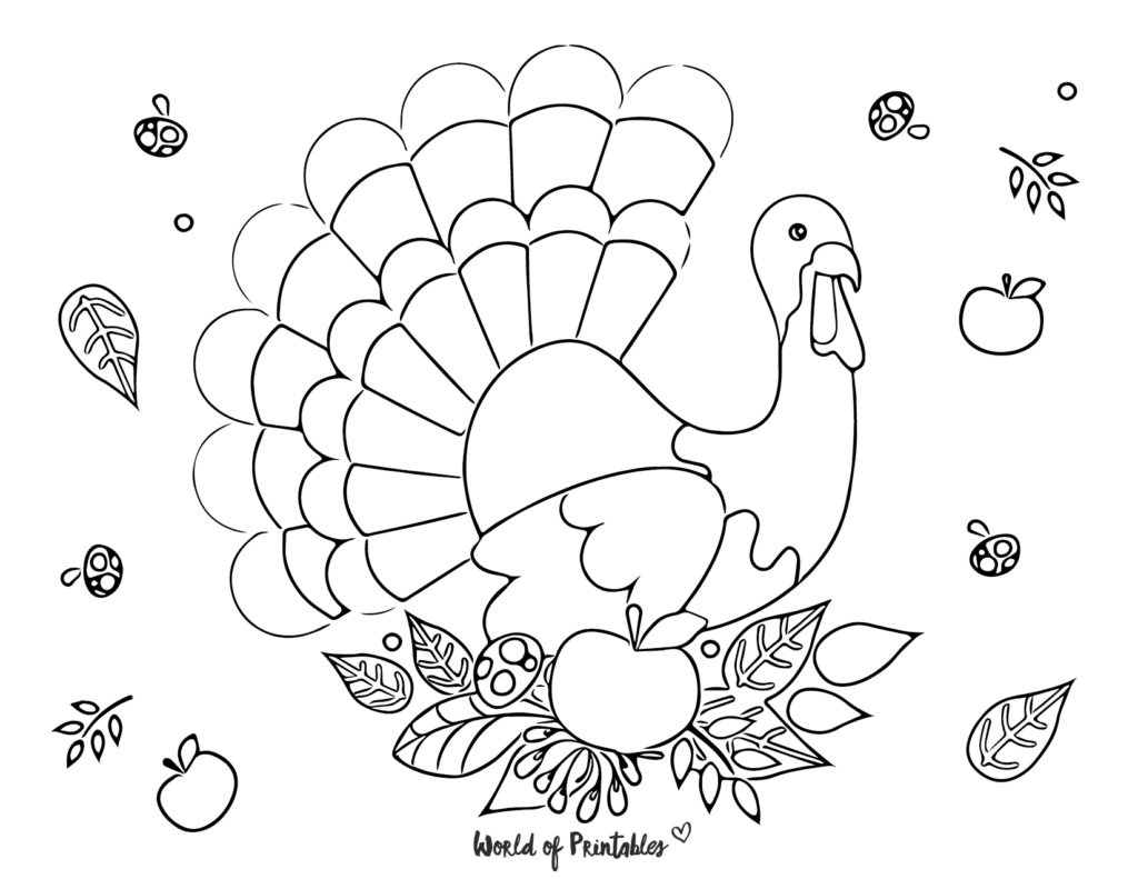 15 Free Printable Thanksgiving Coloring Pages For Kids Art kk