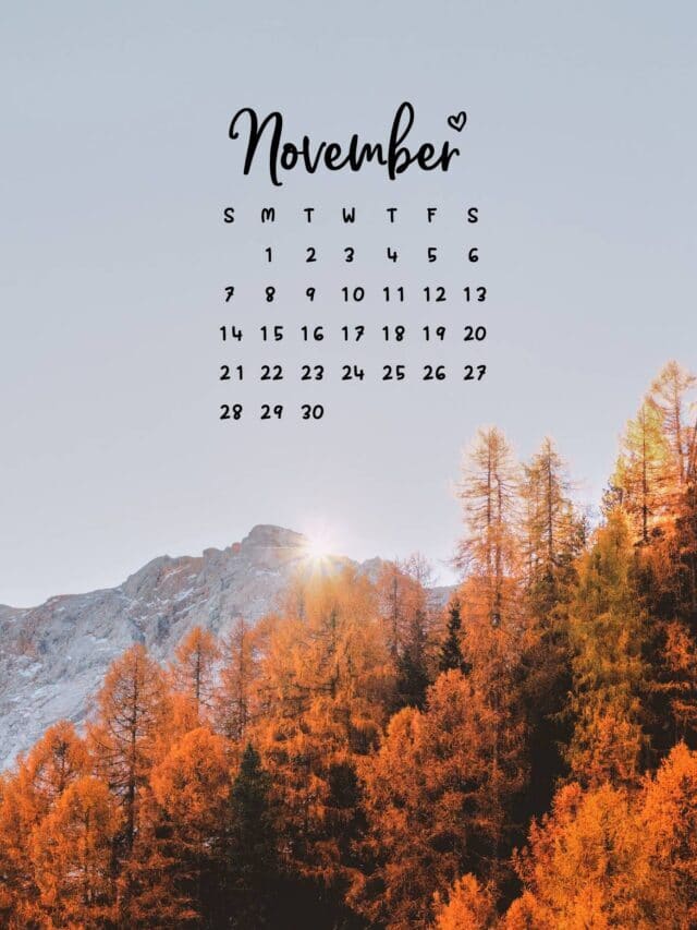 50 Best November Wallpaper Backgrounds For Phones & Desktops
