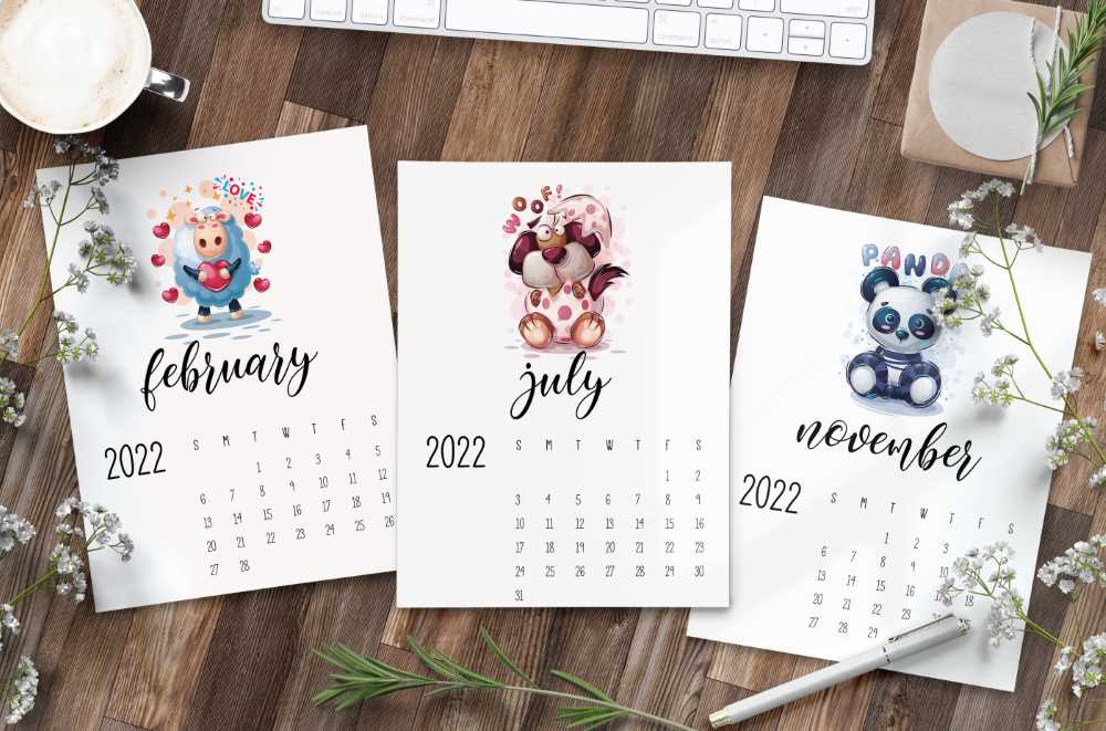 cute calendars for 2022