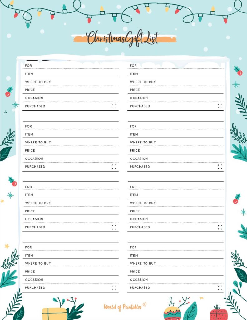 Christmas Planner_Gift List