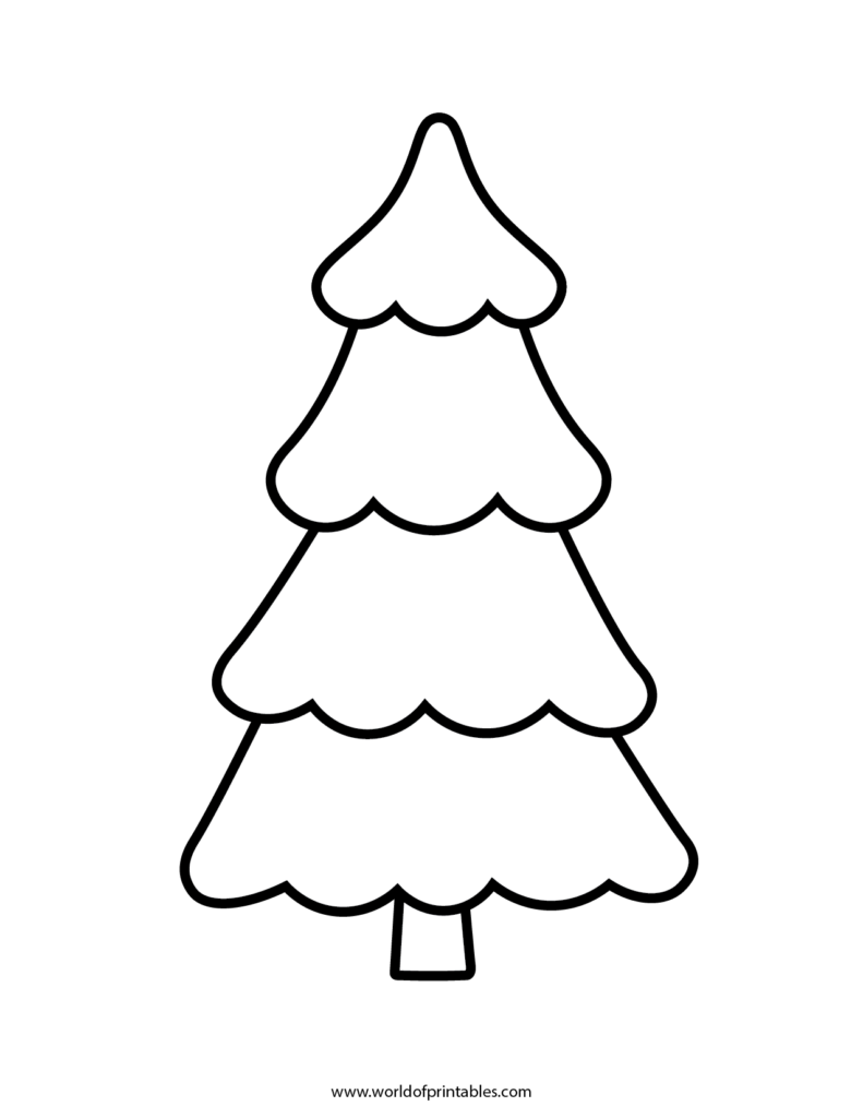 Christmas Tree Template Free Printable