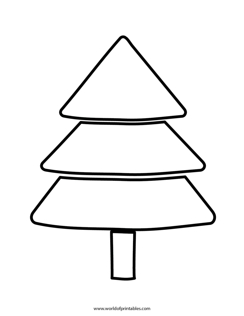 Easy Christmas Tree Template