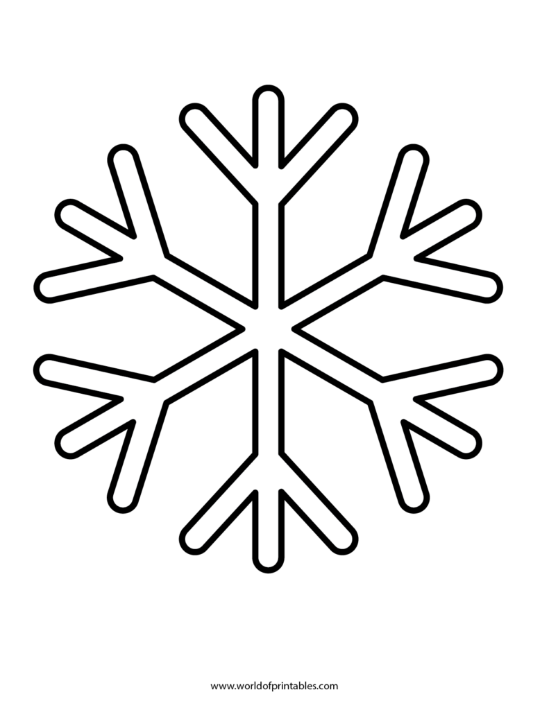 Easy Snowflake Template