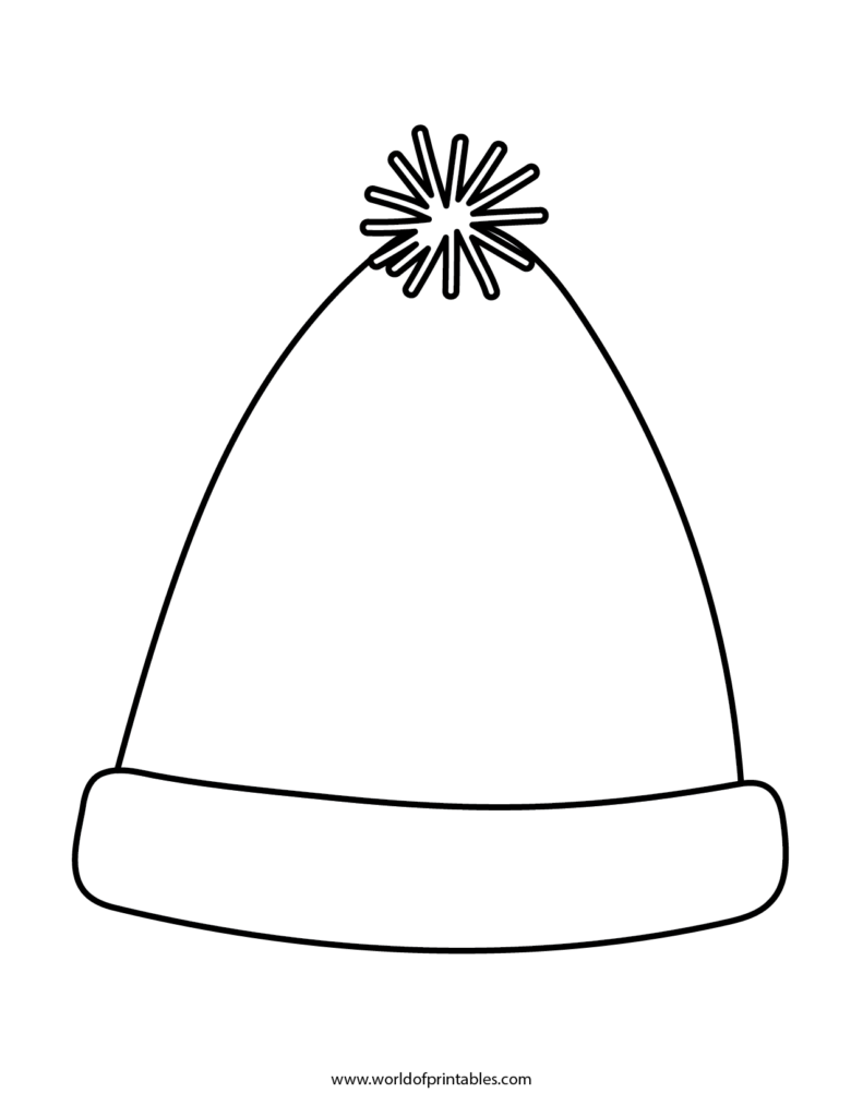 Hat Christmas Template
