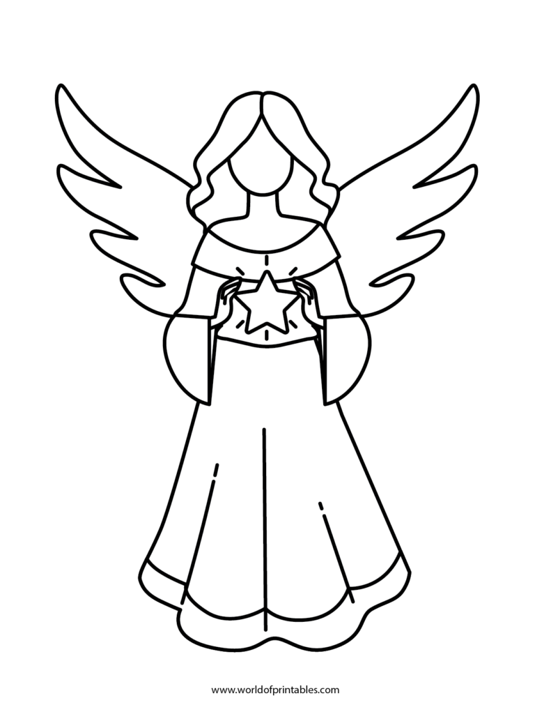 Christmas Angel Template Christmas Angel Template