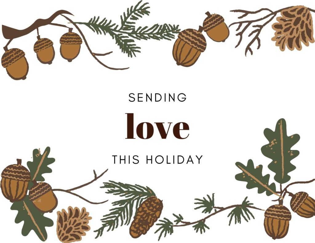 Thanksgiving Card - Sending Love This Holiday
