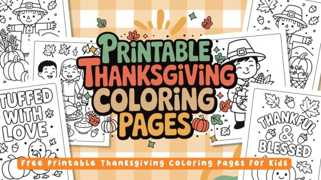 Thanksgiving coloring pages