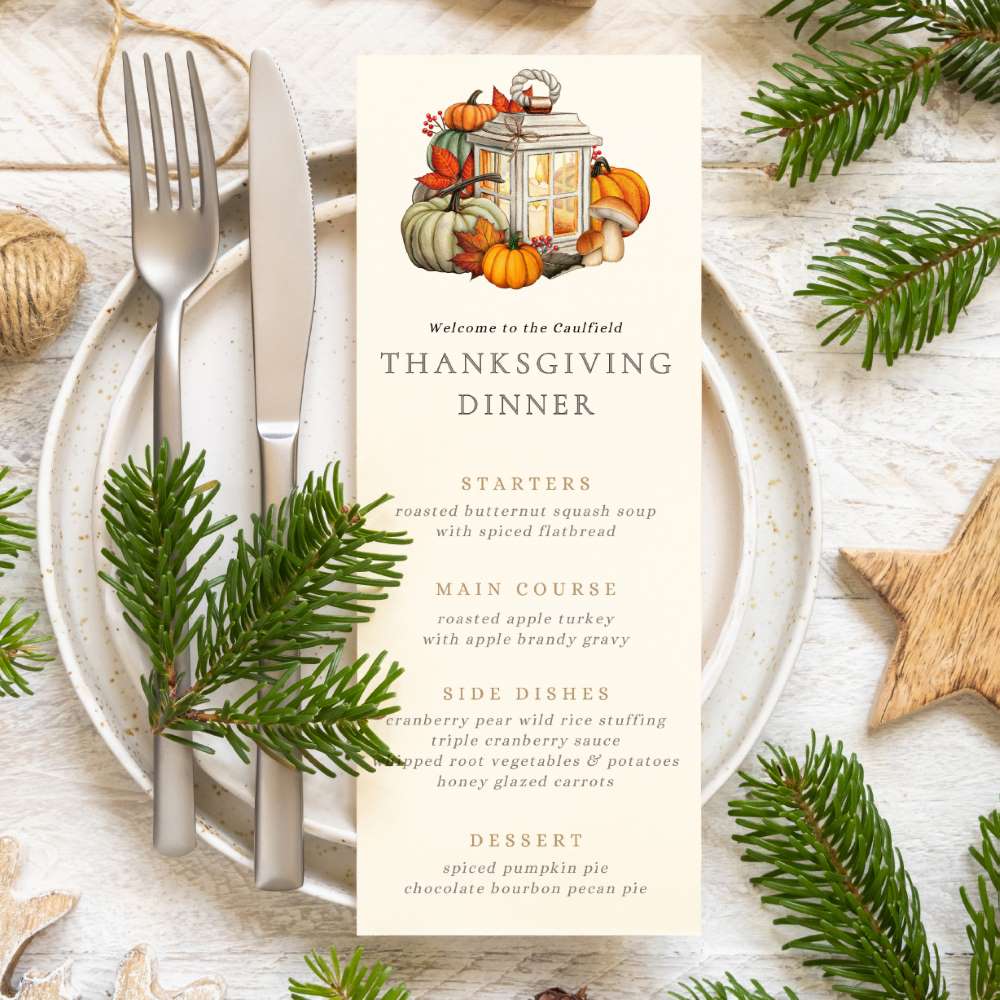 thanksgiving menu planner template