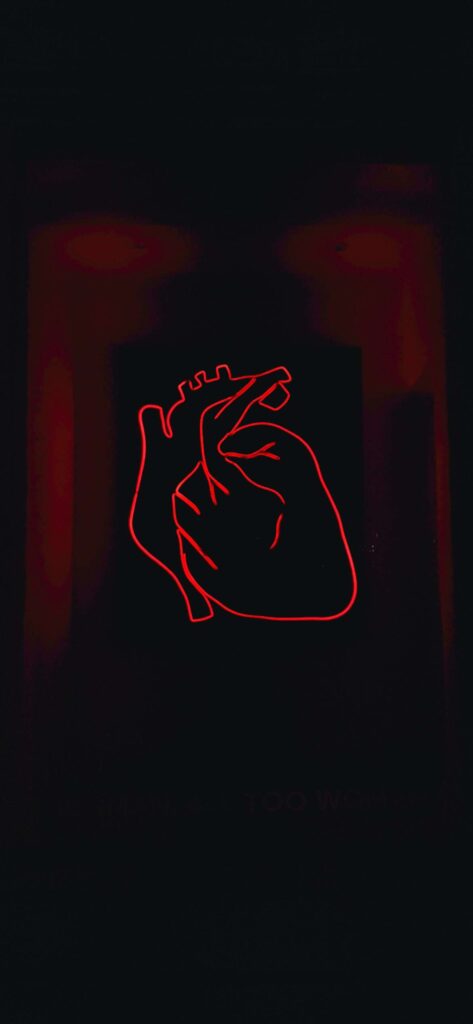 Dark Heart Valentines Day Wallpaper