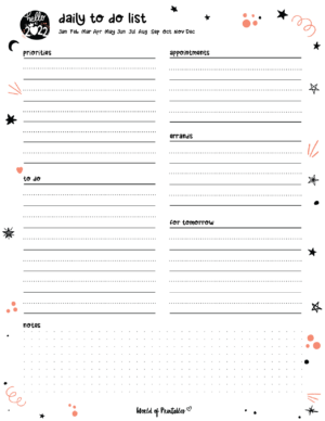 108 Cute Planner Pages To Print For Free - World of Printables