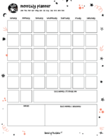 108 Cute Planner Pages To Print For Free - World of Printables