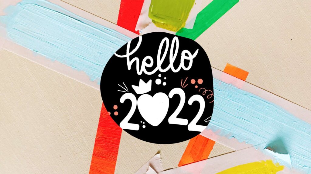 Hello 2022 Wallpaper - Colorful