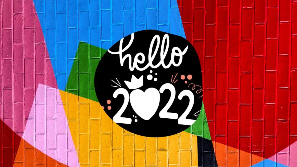 Hello 2022 Wallpaper - Colors