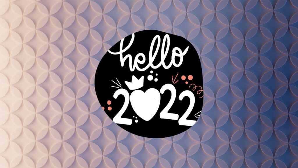 Hello 2022 Wallpaper - Cute Pattern