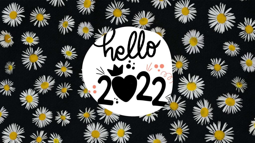 Hello 2022 Wallpaper - Daisies