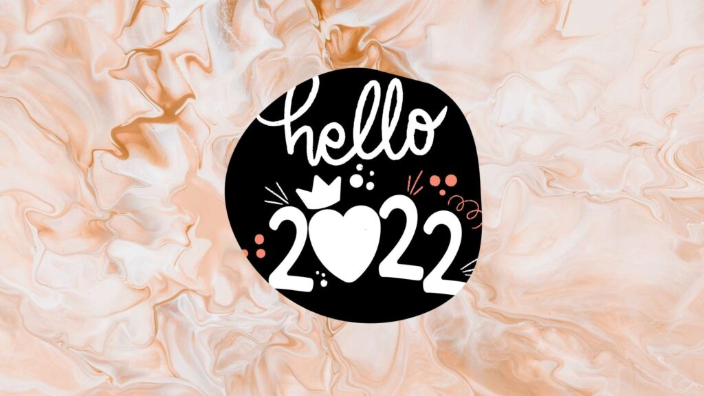 Hello 2022 Wallpaper - Marble