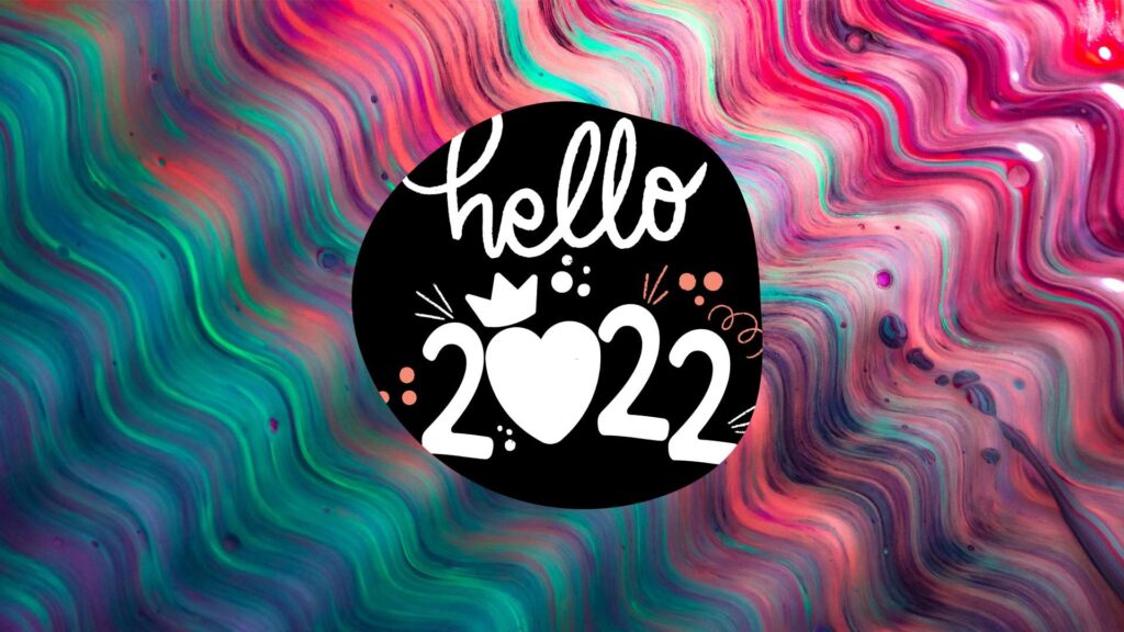 Hello 2022 Wallpaper - Multicolor