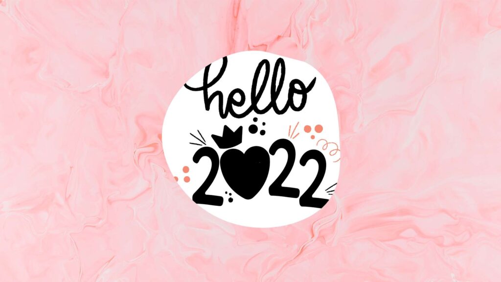 Hello 2022 Wallpaper - Pink