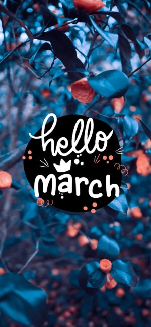 Hello March Nature Aesthetic Wallpaper