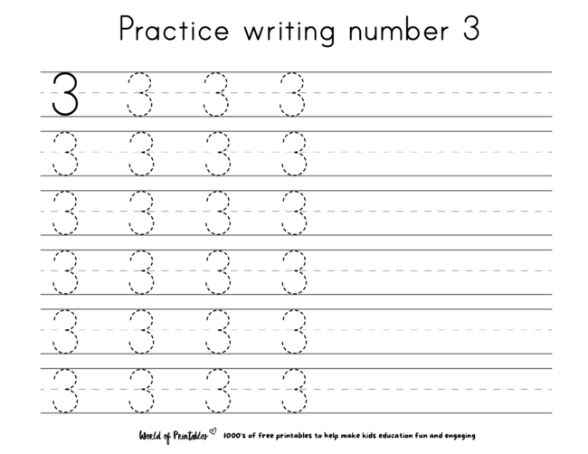 Number Tracing 1 to 10 Activities - World of Printables