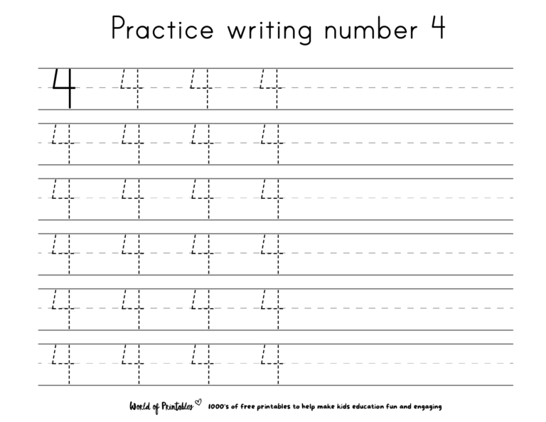 Number Tracing 1 to 10 Activities - World of Printables