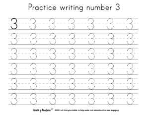 Tracing Numbers 1 To 20 Printable Worksheets - World Of Printables