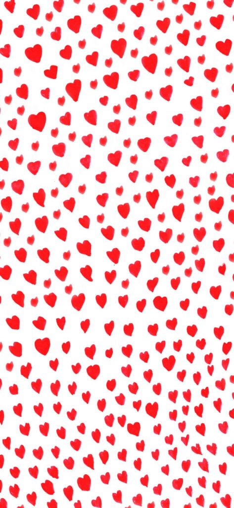 Red Hearts Valentines Day Wallpaper