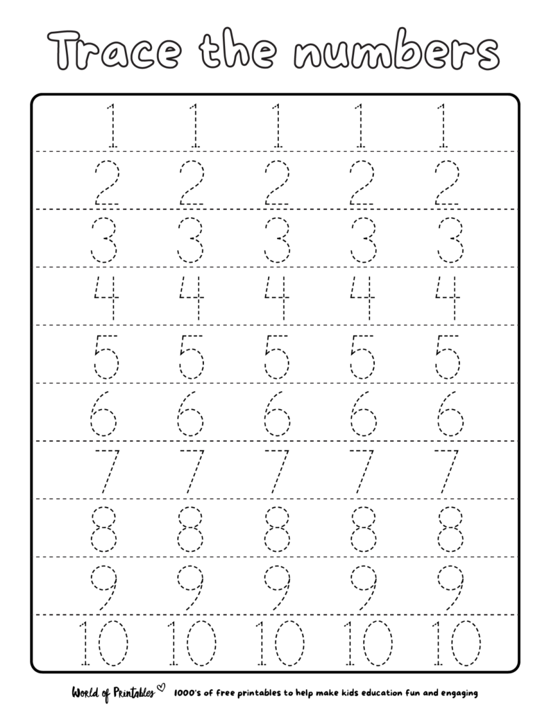 number-tracing-1-to-10-activities-world-of-printables