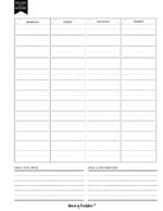 Work From Home Planner