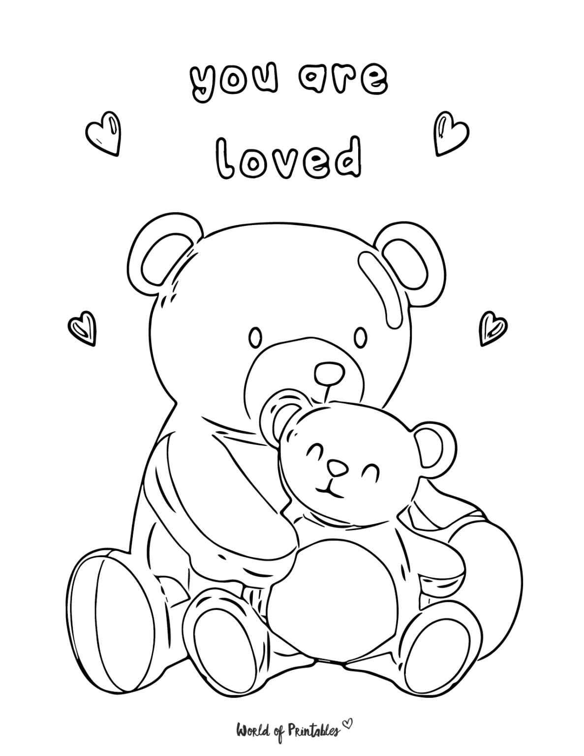 Valentines Day Coloring Pages - 50 Free Printables To Color - World Of 