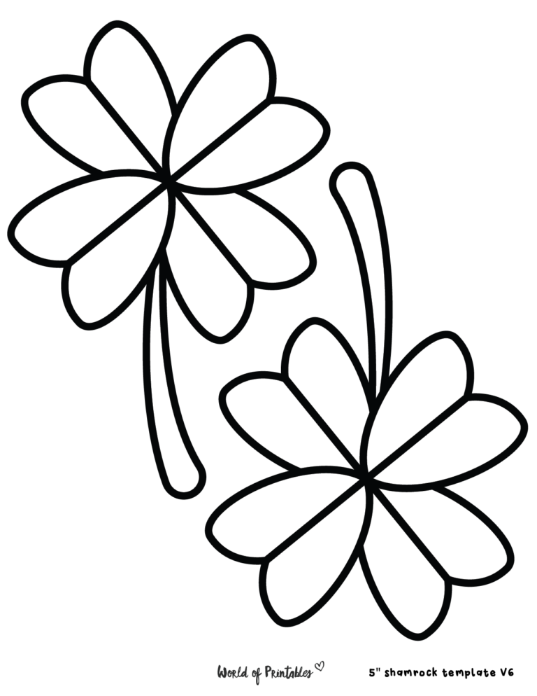 60 Best Shamrock Templates - World of Printables