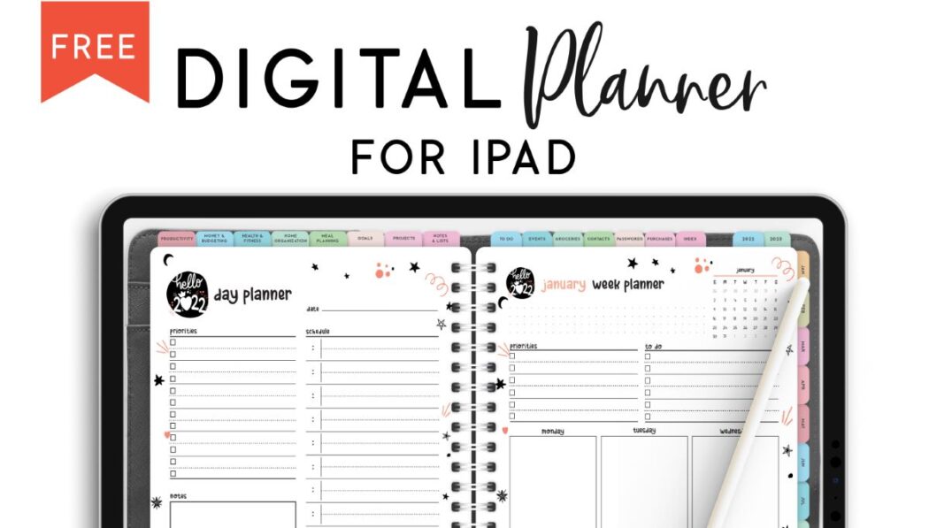 Digital Planner For iPad | With Over 100 Cute Pages - World of Printables