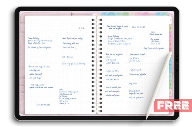 Free Digital Bullet Journal - Hyperlinked, Reusable, and Easy to Use ...