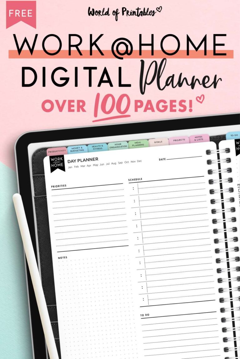 Digital Planners - World of Printables