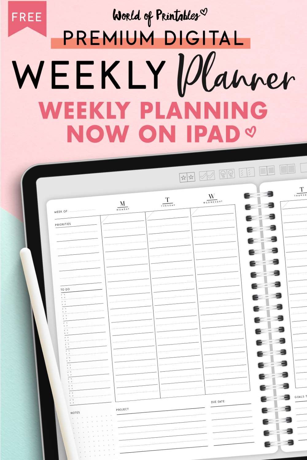 Digital Planners - World of Printables