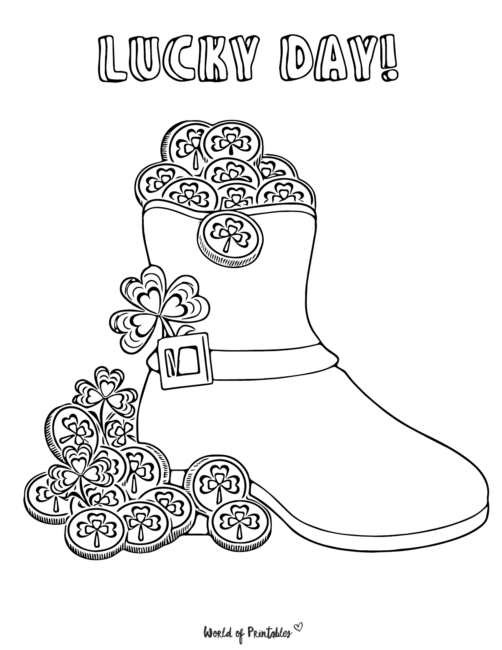 Fun St Patricks Day Coloring Pages