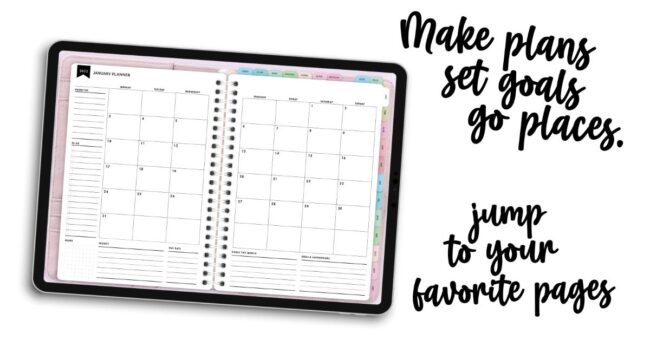 Digital Monthly Planner - Stylish & Free - World of Printables
