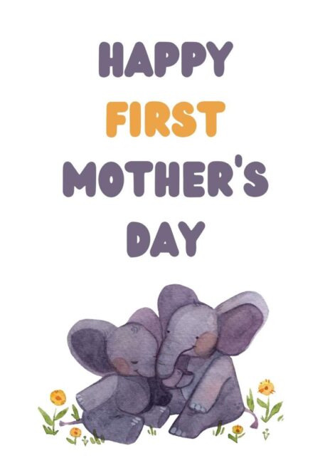 Mothers Day Greeting Card Baby