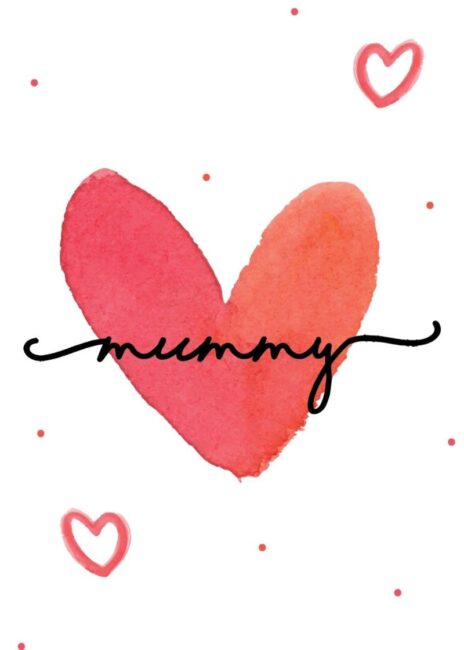 Mummy Printable Mothers Day Card