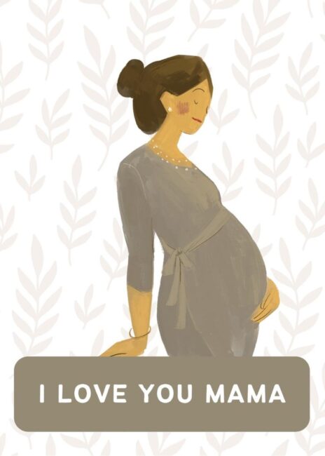 Pregnancy Mothers Day Cards