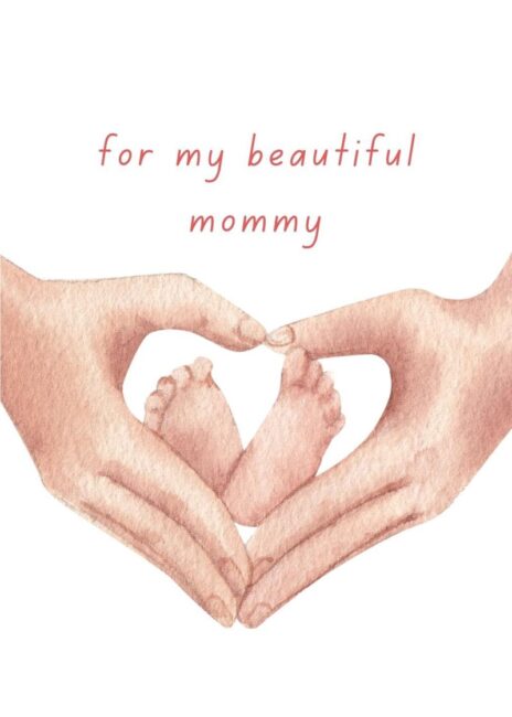 Printable Mothers Day Card From Baby