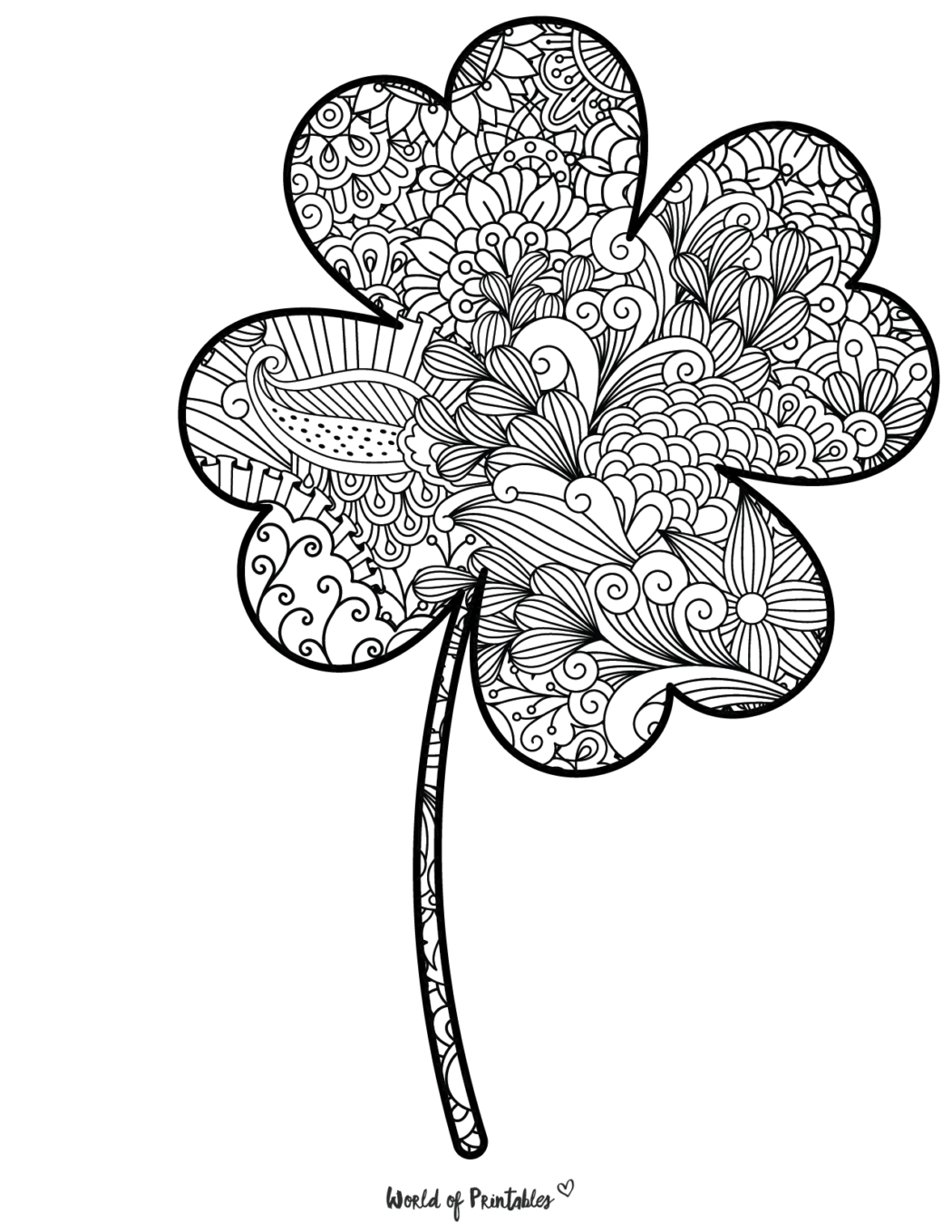 St. Patrick's Day Coloring Pages - World of Printables