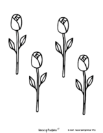 Rose Template: 68 Styles For Fun Activities &amp; Crafts - World of Printables