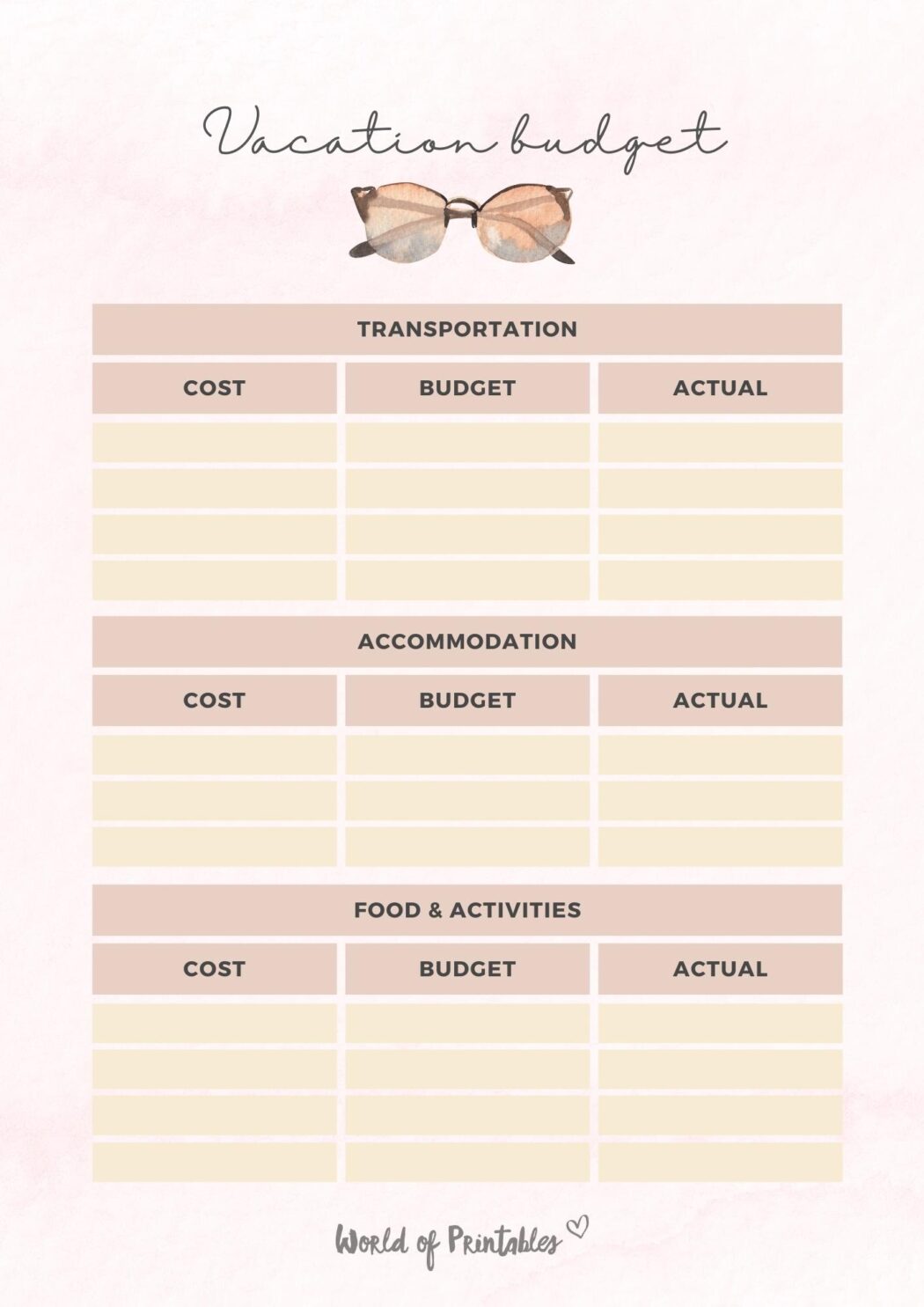 Travel Planner Free Printable &amp; Tips To Help You Plan - World of Printables