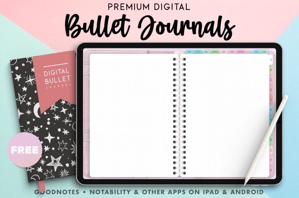 Free Digital Bullet Journal - Hyperlinked, Reusable, and Easy to 