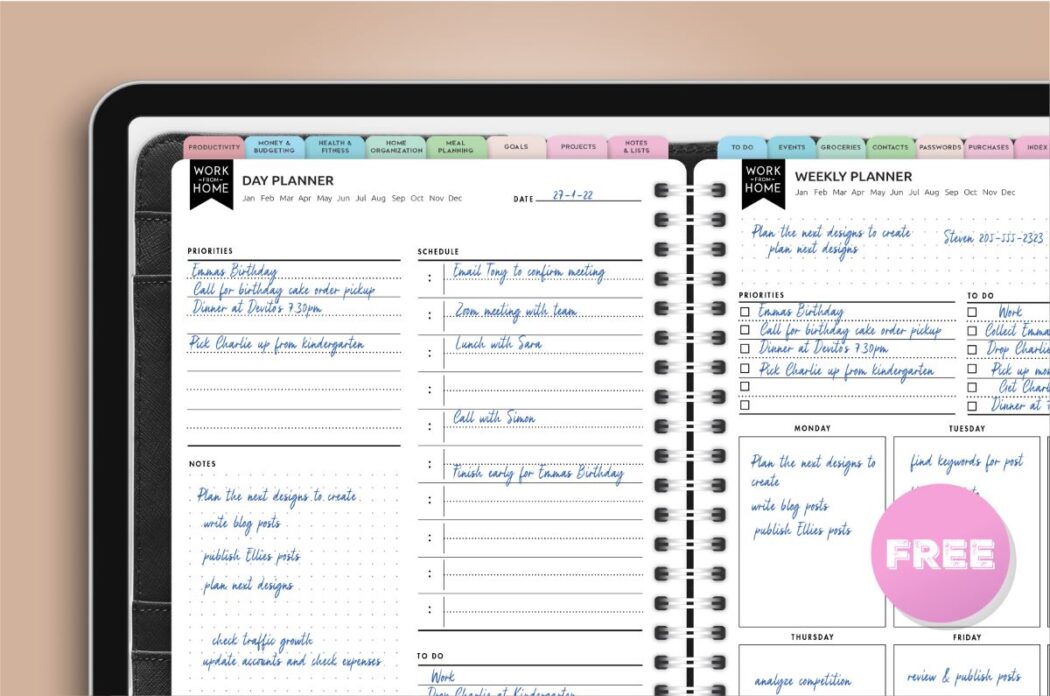 Best Digital Planner - Free 100 Page Planner For Goodnotes, Ipad, Android