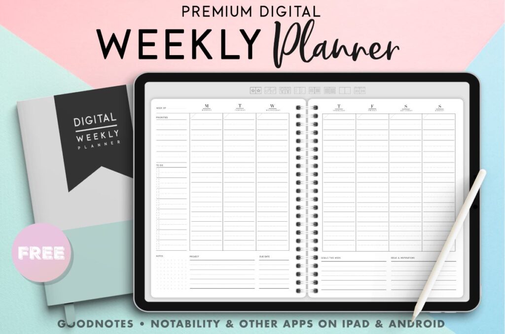 digital weekly planner